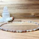  Botswana Agate Round Beaded Choker Healing Dainty Women Men Crystal Necklace