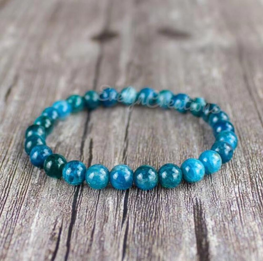 Natural Apatite Stone Bracelet