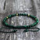  Natural Malachite Stone Dainty Bracelet