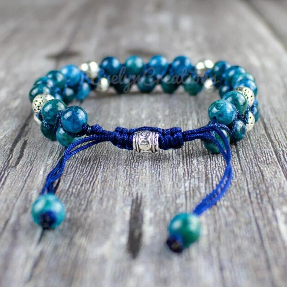 Natural Apatite Stone Healing Bracelet