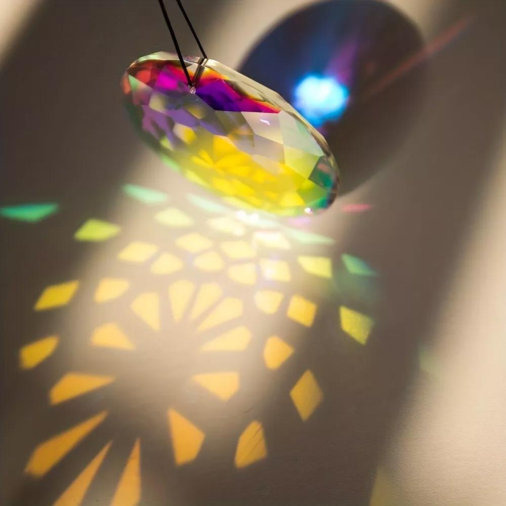 Crystal Suncatchers Pendant Color Changing Prism Rainbow Maker Ornament