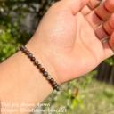  Natural Bloodstone 4mm Beaded Healing Reiki Stretch Women Men Bracelet Xmas Gift