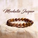  Mookaite Crystal Bead Bracelet 8mm, Genuine Mookaite Gemstone Bracelet