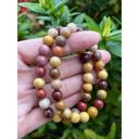  Mookaite Crystal Bead Bracelet 8mm, Genuine Mookaite Gemstone Bracelet