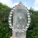  Clear Quartz Crystal Bracelet, Physical Healing and Pain Relief, Energy Crystals, Protection Bracelet, Healing Bracelet, April Birthstone