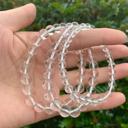  Clear Quartz Crystal Bracelet, Physical Healing and Pain Relief, Energy Crystals, Protection Bracelet, Healing Bracelet, April Birthstone