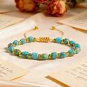  Imperial Jasper Turquoise 4mm Bead Bracelet Healing Dainty Bracelet Gift