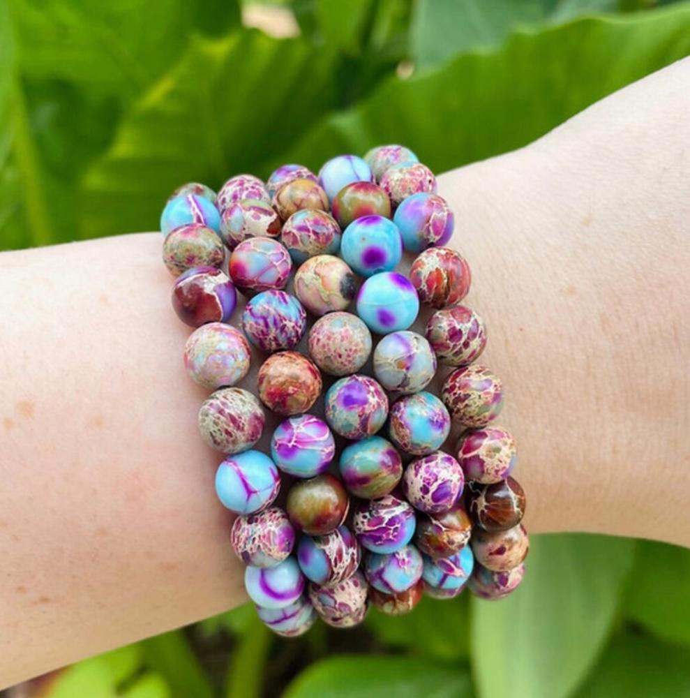 Galaxy Sea Sediment Jasper Bracelet