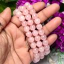  8mm Rose Quartz Gemstone Healing Bracelet Rose Quartz Crystal Bracelet