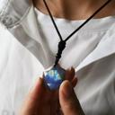  Labradorite Women Men Pendant Necklace Healing Balance Talisman Amulet Gifts