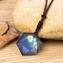  Labradorite Women Men Pendant Necklace Healing Balance Talisman Amulet Gifts