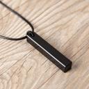  Black Obsidian Vertical Y shaped Pendant Necklace Healing Reiki Amulet Necklace