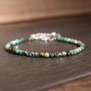  Natural Turquoise Stone Dainty Bracelet African Turquoise Healing Bracelet