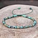  Handmade African Turquoise 4mm Beads Healing Protection Balance Bracelet Gifts