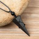  Natural Obsidian Gemstone Healing Pendant Necklace