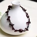  Natural Garnet Beads Chips Handmade Braided Healing Women String Bracelet Gifts