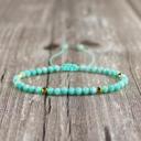  Natural Amazonite Stone Dainty Bracelet