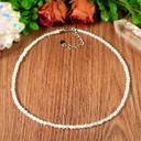  Selenite Choker Delicate Stone Beads Necklace Satin Spar Crystal Dainty Choker