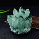  300g+ Natural Raw Green Ghost Phantom Geode Cluster Mineral Specimen Crystal