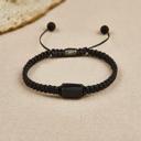  Raw Black Tourmaline Bracelet, Root Chakra Protective Stone Bracelets, Best Gift For Family Member