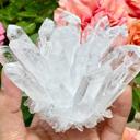  300g+ Clear quartz Cluster Crystal Clear Quartz Point VUG Mineral Specimen Gift