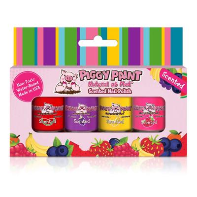 Piggy Paint 4 Scented Nail Polish Set - Silly Unicorns