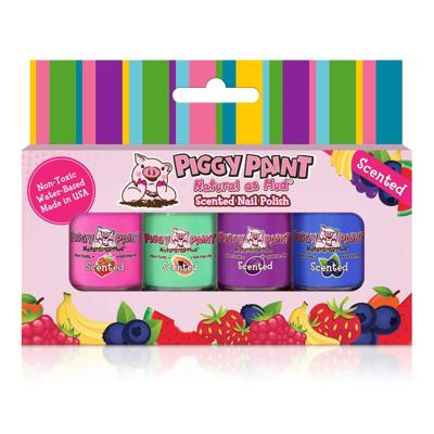 Piggy Paint 4 Scented Nail Polish Set - Fruit Fairy