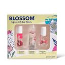 Blossom 3 Piece Set - Roll-On Lip Gloss, Lip Gloss Tubs, & Cuticle Oil Blossom Beauty Kits - Multiple Different Kits Available
