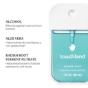 Blue Sandalwood Touchland Power Mist Hydrating Hand Sanitizer 1 oz (30ml) | Multiple Scents Available