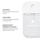 Rainwater Touchland Power Mist Hydrating Hand Sanitizer 1 oz (30ml) | Multiple Scents Available