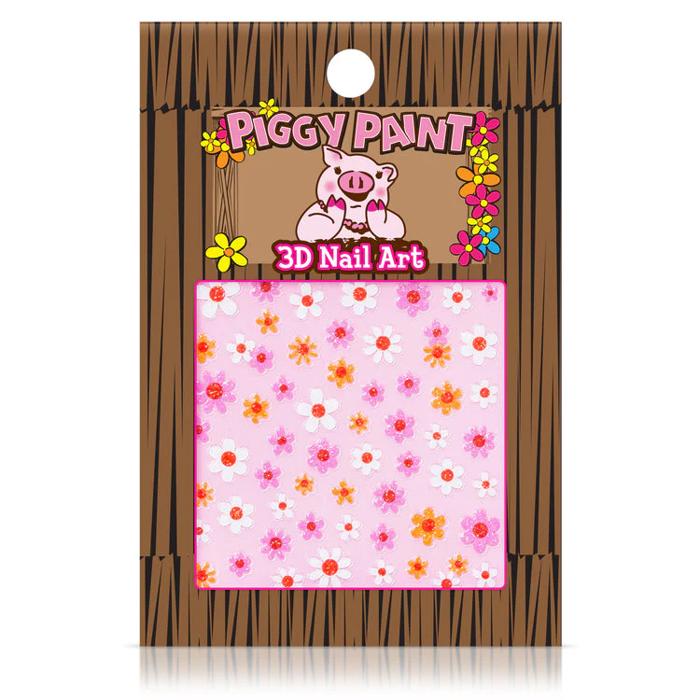Piggy Paint 3D Nail Art Stickers - Multiple Patterns Available