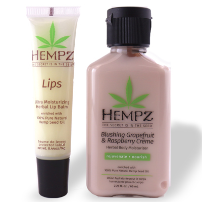 Hempz Duo 2.25oz Body Moisturizers + Lip Balm