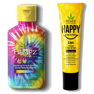 Hempz Duo 2.25oz Body Moisturizers + Lip Balm