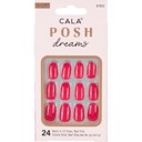 Short Oval Red Cala Press-on Nail Kits