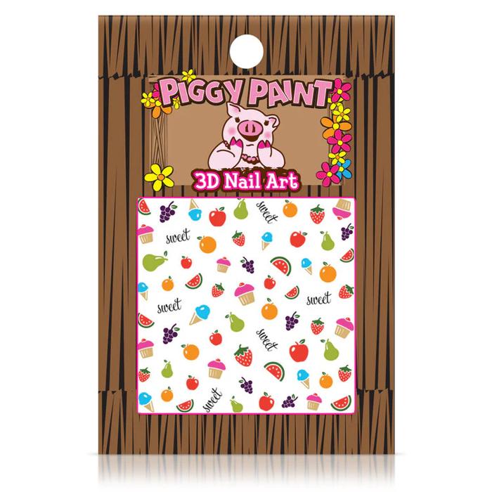 Piggy Paint 3D Nail Art Stickers - Multiple Patterns Available