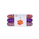 Clemson University Teleties Collegiate Collection Large Hair Ties