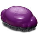 Puff of Purple Knot Genie Detangling Brush Original Size