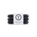 Matte Black Teleties Small Hair Ties