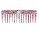 Pink Wet Brush Moroccan Print Pro Detangler Comb