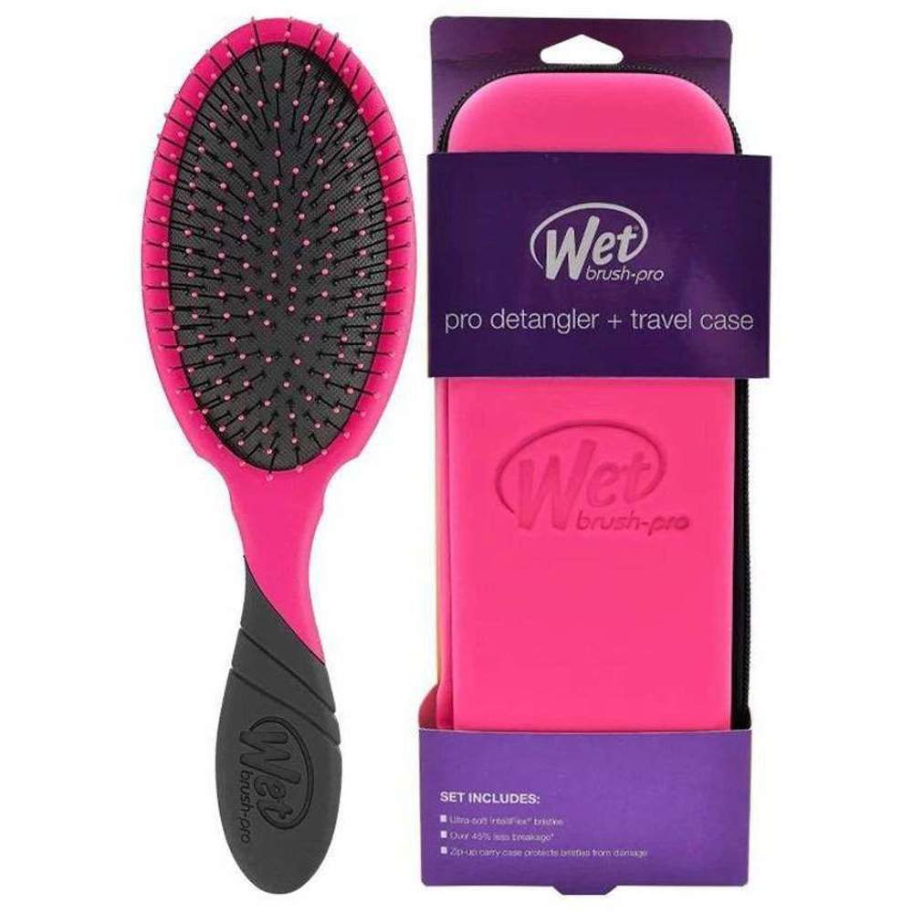 Wet Brush Pro 2.0 Detangler and Travel Case Set