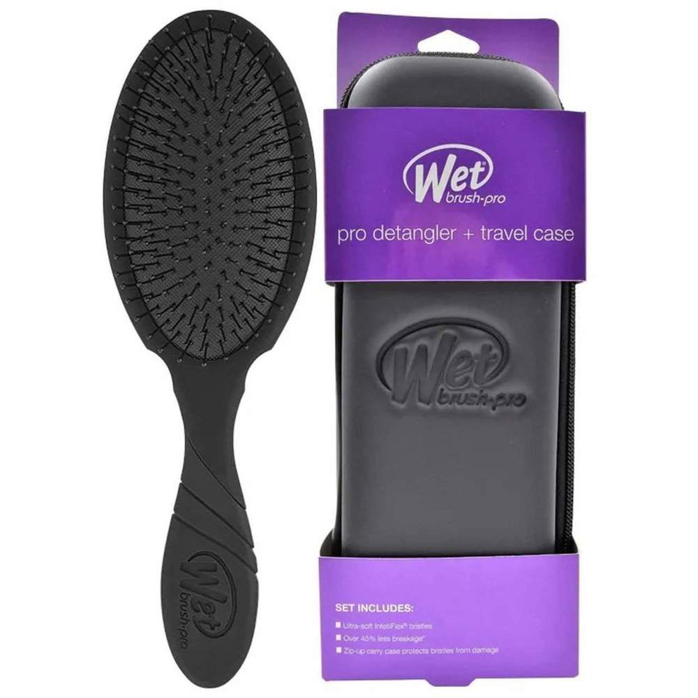 Wet Brush Pro 2.0 Detangler and Travel Case Set