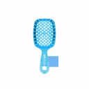 Glitter Sapphire Unbrush Mini Detangling Hair Brush