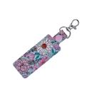  Aqua Boho Floral Lip Balm Holder