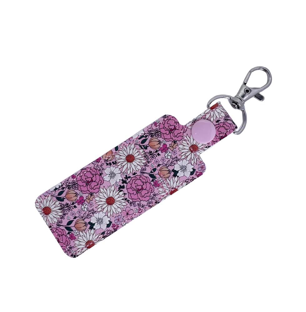 Pink Boho Floral Lip Balm Holder