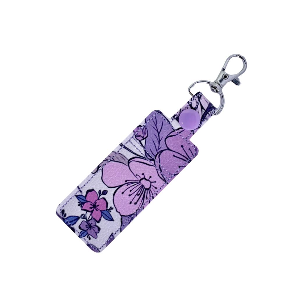 Lavender Floral Lip Balm Holder