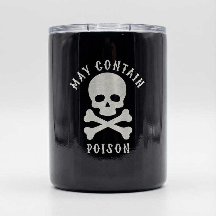 Stainless Steel 12 Oz Tumblers with Sayings |  Insulated Travel Drinkware - Good At Stuff, Self Made, Did Epic Sh*t, May Contain Poison