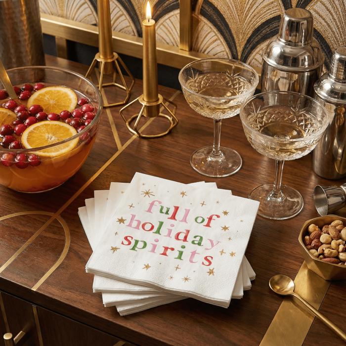 Holiday Cocktail Party Napkins 10+ Styles, 20 Napkins Per Pack!