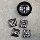  100% Pure Super Dad Glass Dome Paperweight | In a Gift Box