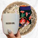  Gift Basket Golden Girl Coffee Mug | 3 Gift Items in a Reusable Basket - 50th birthday, Mothers Day, gifts for moms