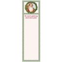  This Year Magnetic List Pad Santa in a Wreath | Seasonal Notepad